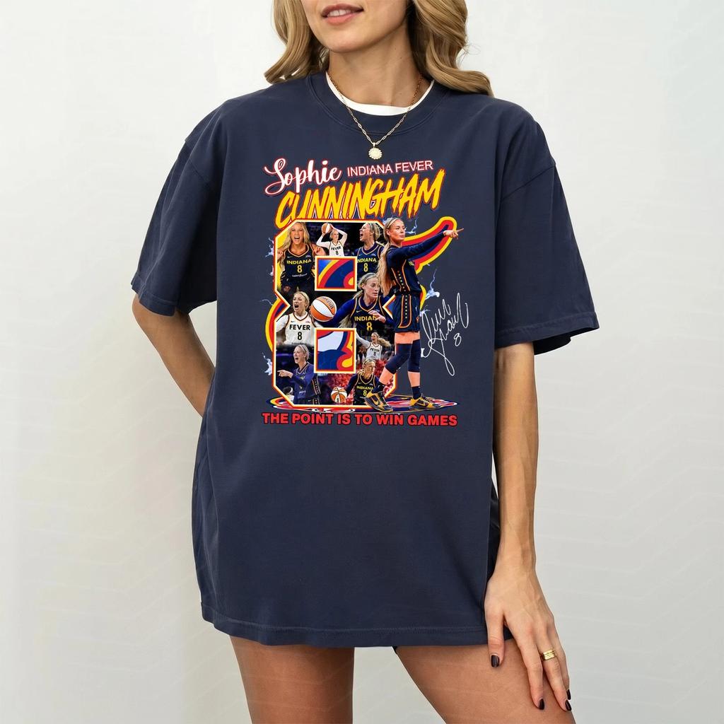 Sophie Cunningham Point God Vintage Basketball Fan 2D TShirt Tee Unisex