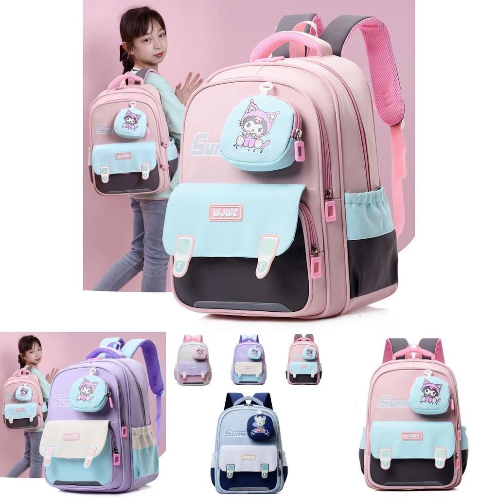 Adorable Kids Backpack Large Capacity Durable Cartoon School Bag For Boys And Girls