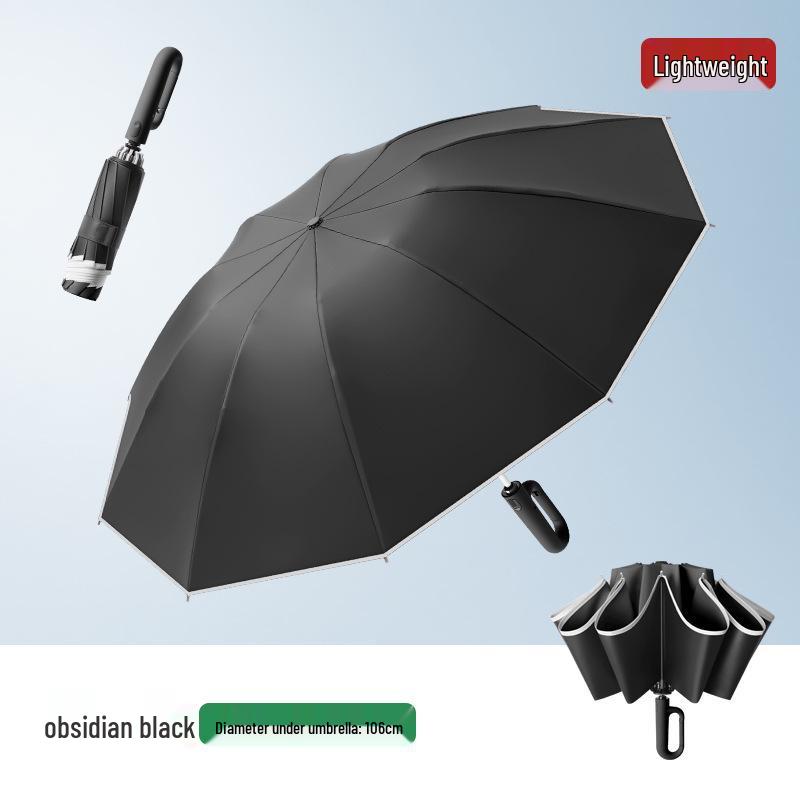 Large Automatic Dual-Use Umbrella: Sunshade & Rain Protection with Custom Logo