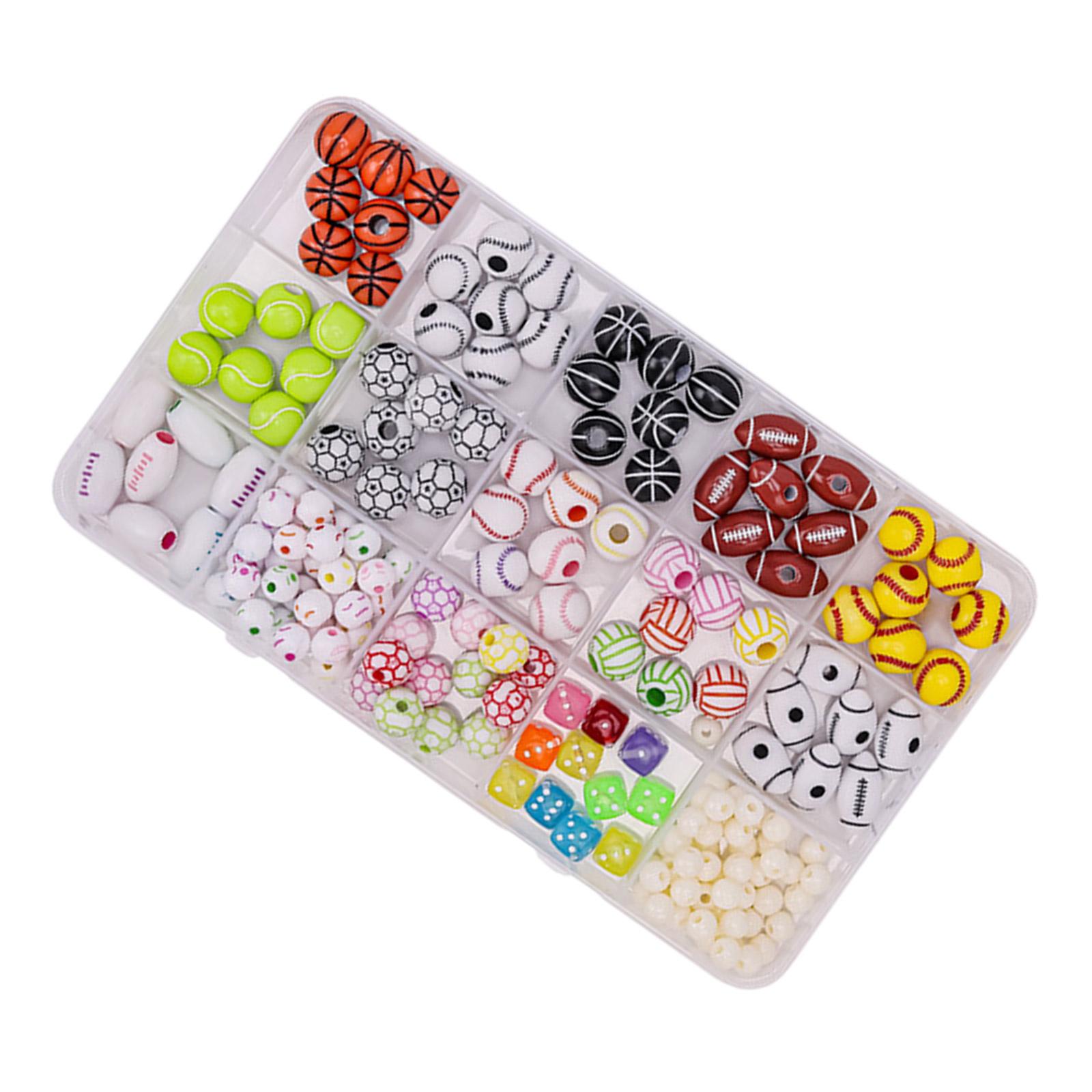 

Jewelry Making Kits Colorful Acrylic Beads for Handmade Friendship Bracelet Accessories Craft Supplies for Children