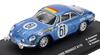 Renault Diecast Car 1/43 Alpine A110 GORDINI TEAM ECURIE LEOPARD 24 Hours of Le Mans 1968 [Parallel Import]