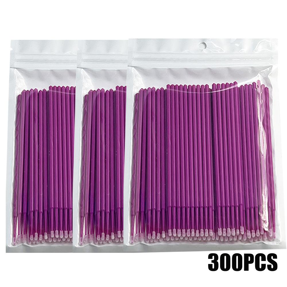 300/2000pcs Disposable MicroBrush Eyelash Extension Brushes For Makeup Nail Art Individua Applicator Lash Cleaning Removing Tool
