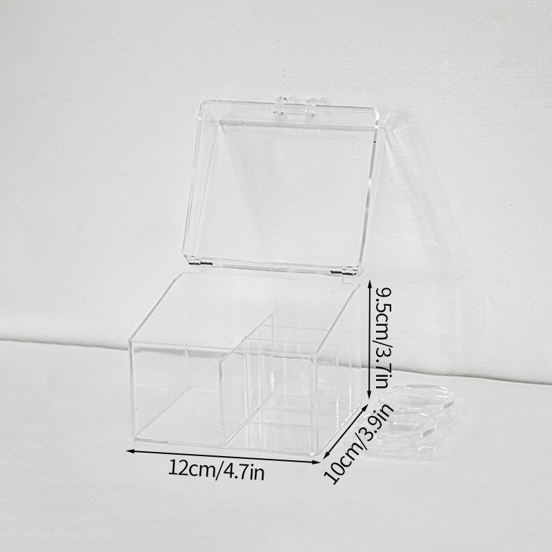 Clear Card Storage Box Idol Photocard Display Case Data Cable Storage Box Card Classification Case Desktop Sundries Organizer