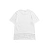 Anta Solid Color Letter Print Pullover Round Neck Short Sleeve T-Shirt Women Tops White 162038108-1