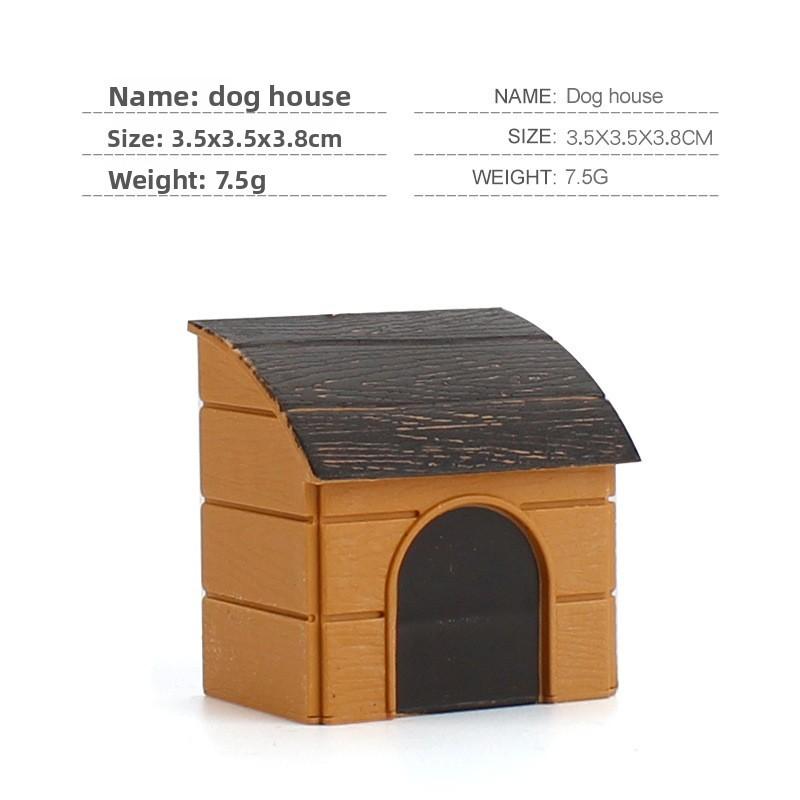 Fruit Fence Simulation Tree Water Grass House Micro Scene Model Ornament