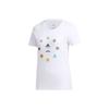 Pokemon Badge Print Training Sport T-Shirt Damen Tops Weiß GN3003