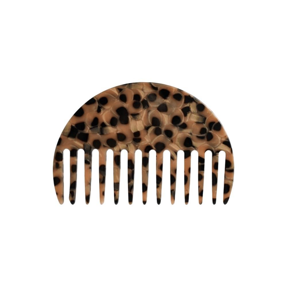 Acetate Hair Styling Combs Half-Round Grooming Comb Salon Hair Styling Tool