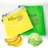 Banana-Themed Reusable Vegetable And Fruit Storage Bag - Lightweight, Washable Polyester Produce Pouch with Drawstring Closure