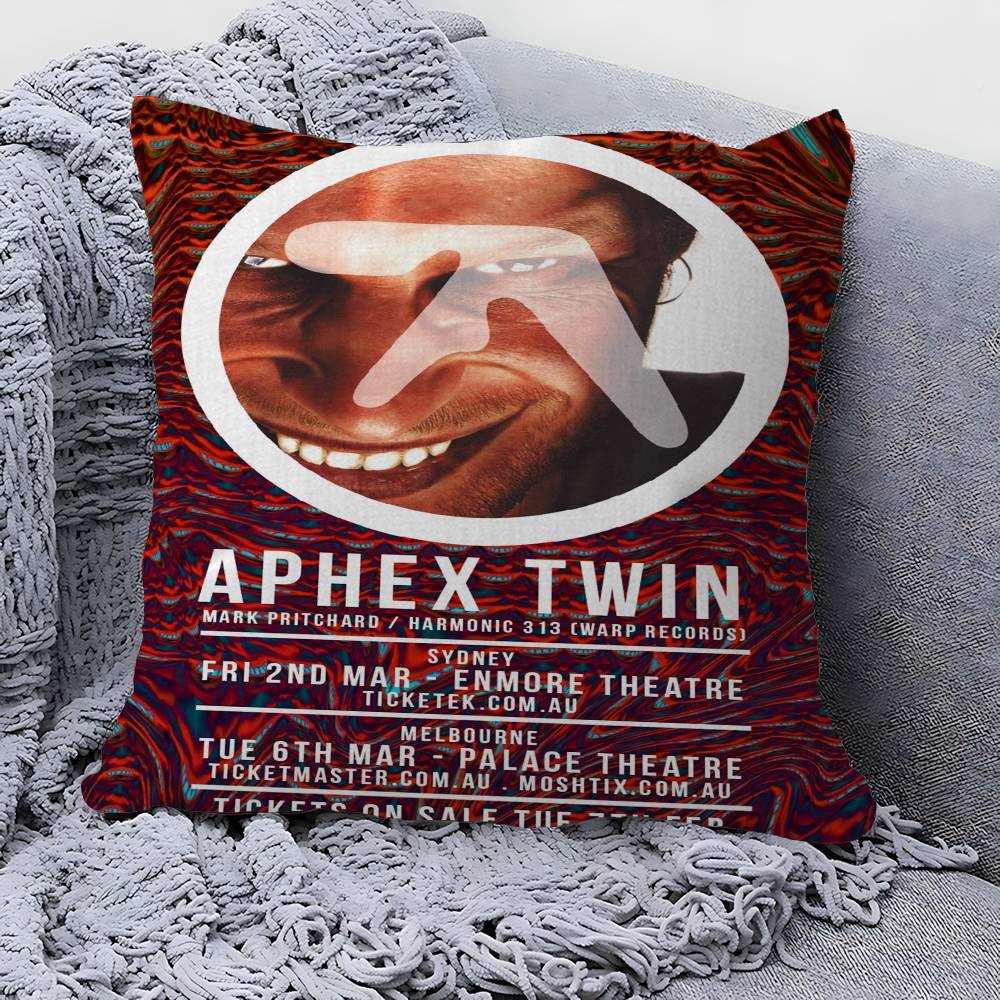 

DJ AAphex Twin Чехол-подушка Дюймы Сельский Декор Домашние Декоративные Наволочки для Дивана 30X30cm