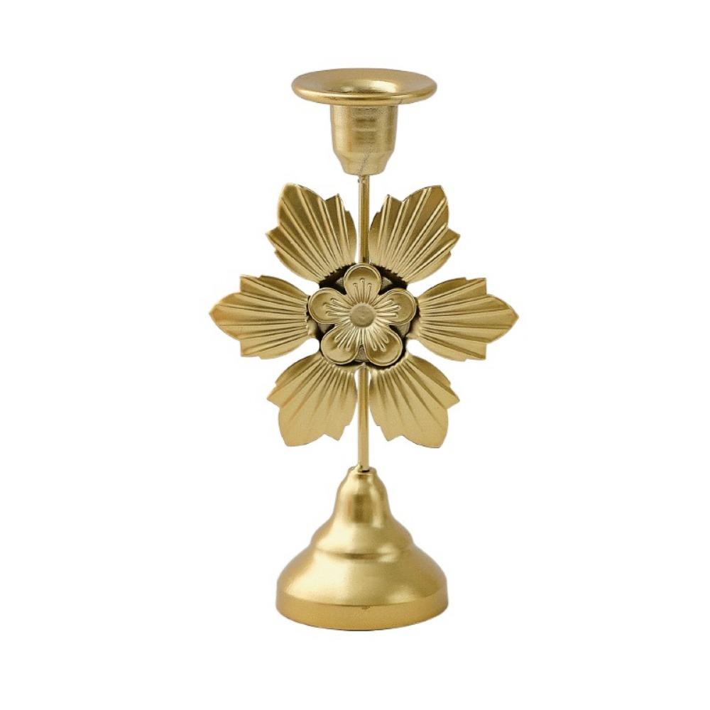 Luxury Butterfly Candle Holder Unique Iron Aromatherapy Rack Leaf Candlestick Stand  Home Decor