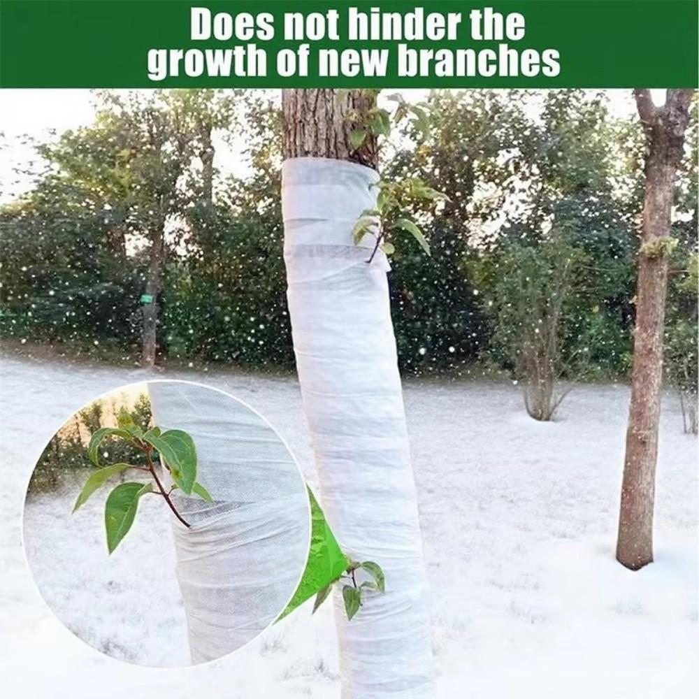 Non-woven Tree Protection Tape White Coldproof Plant Antifreeze Cover Keep Warm Moisture Retention Plant Bandage Wrap