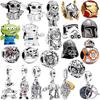 DoItYourself Star WarsMarvelMultiple Series Charms Beads Pendants Fits Genuine European Copper Women Jewellery Gifts