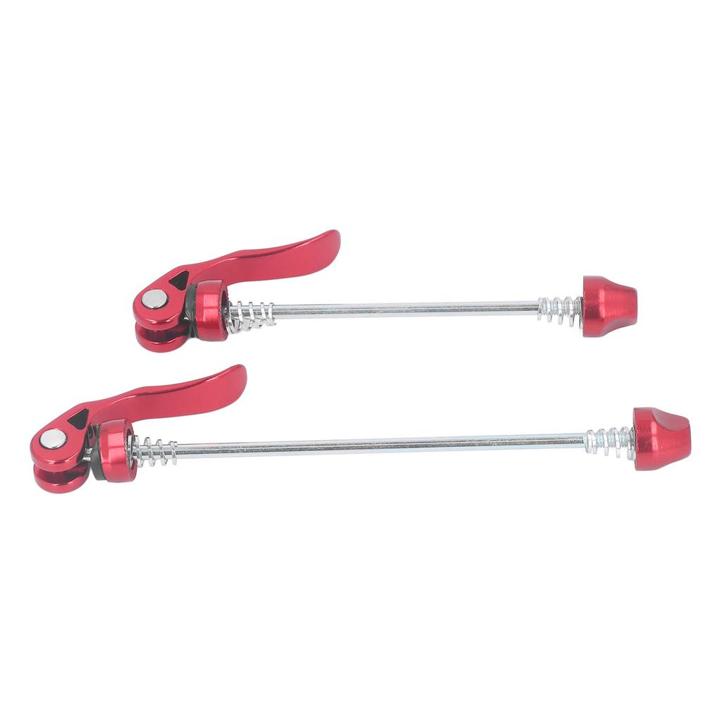 Bike Quick Release Skewers Bike Front and Rear Hub Skewers for Road Bike Mountain Bike BMX Red