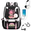 School Bag Large Capacity Travel Bag Animation Cartoon Printing Peripheral School Bag Computer Bag