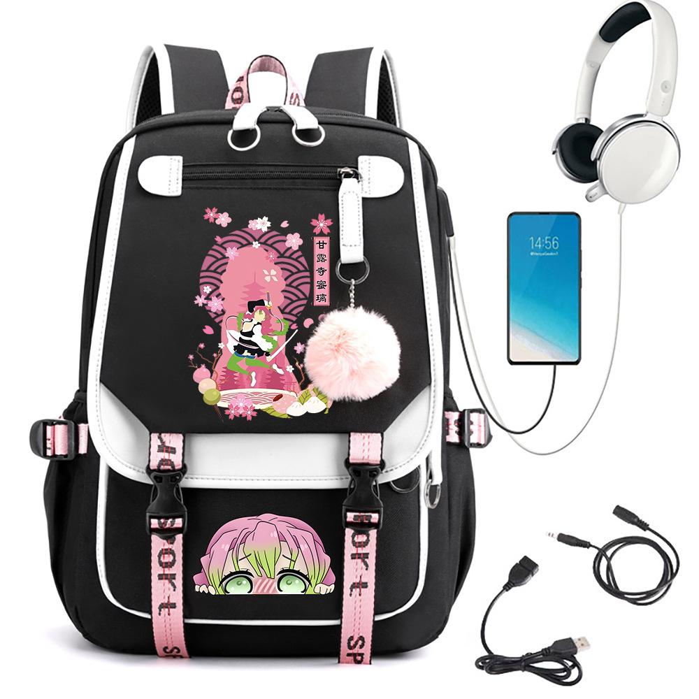 School Bag Large Capacity Travel Bag Animation Cartoon Printing Peripheral School Bag Computer Bag Backpack