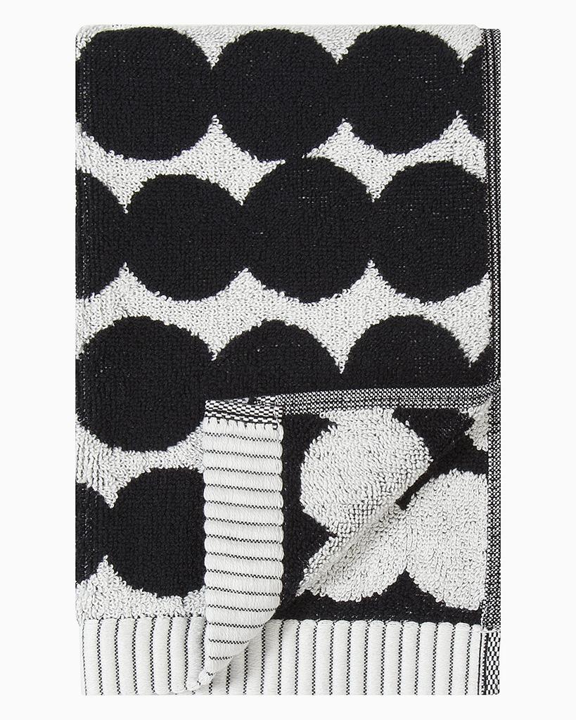 Marimekko Rasymatto Guest Black Towel, 30x50cm, [Used]