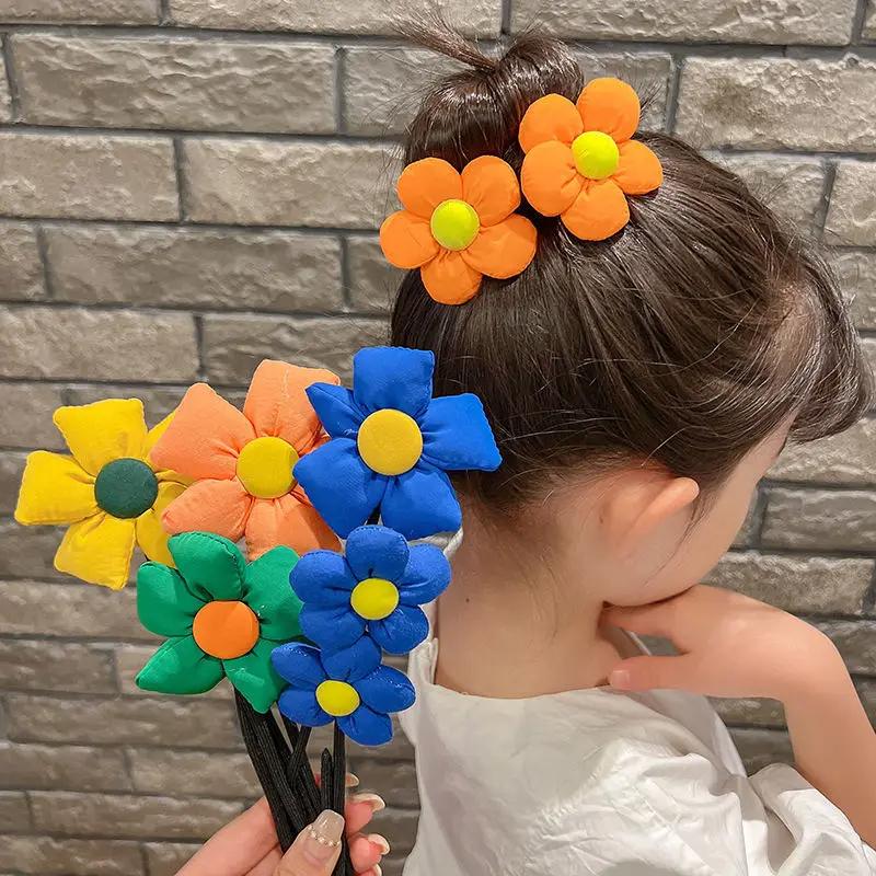 1PCS/SET Fashion Cute Flowers Hairband For Women Girls Hair Rope Hair Accessories
