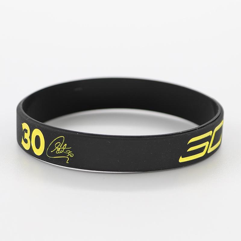 Thickened Luminous NBA Basketball Silicone Wristband: Harden, LeBron, Curry, Irving Edition