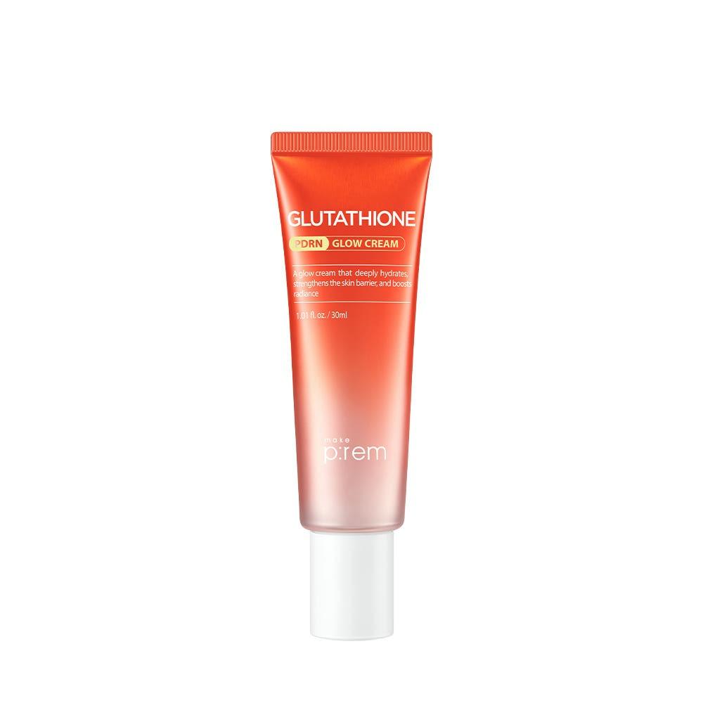 Make P:rem Glutathione PDRN Glow Cream 30ml Radiance Boosting Firming Facial Moisturizer