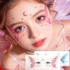 5PCS Butterfly Temporary Tattoo Waterproof Butterfly Face Tattoo Makeup Face Patches  For Women Girl