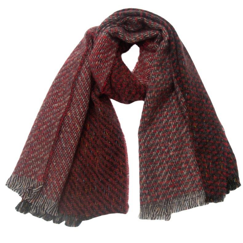 Ladies' New Double-Sided Thickened Versatile European And American Autumn And Winter Scarf, Air Conditioning Shawl