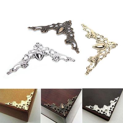 12Pcs Folder Albums Metal Scrapbooking File Book Corner Protectors 41*41Mm,