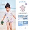 JELLYBABY UPF40+ Girls' Sun Protection One-Piece Swimsuit