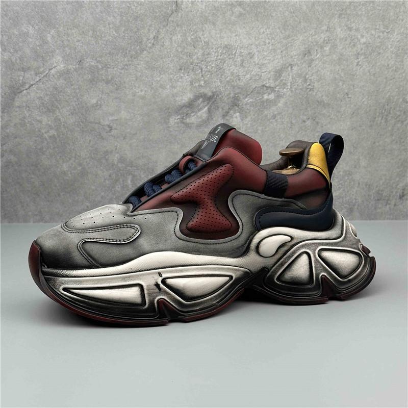 

Винтажные Новые Мужские Разноцветные Подходящие ко всему Повседневные Туфли на Плоской Подошве, Увеличивающие Рост, Мужские Кроссовки для Ходьбы Zapatillas Hombre 38