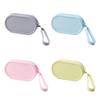 Portable Silicone Coin Purse Waterproof Zipper Travel Pouch Large Capacity Solid Color Earphone Bag Students