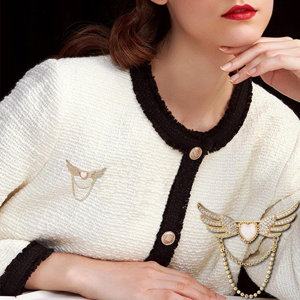 Senior Brooches Flower Leaf Brooch Pins for Women Suit Pendant  Fashion Brooches Jewelry