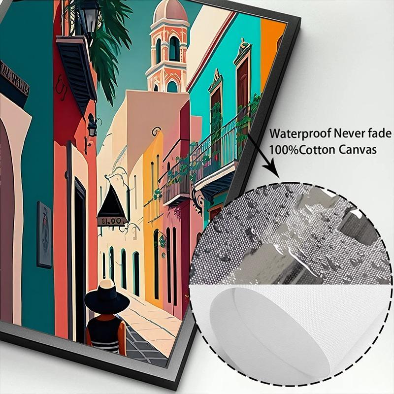 Modern Cactus Mexico Humanities Travel Landscape City Street Girls Posters Canvas Prints Art Abstract Mural Home Decor Wall Art