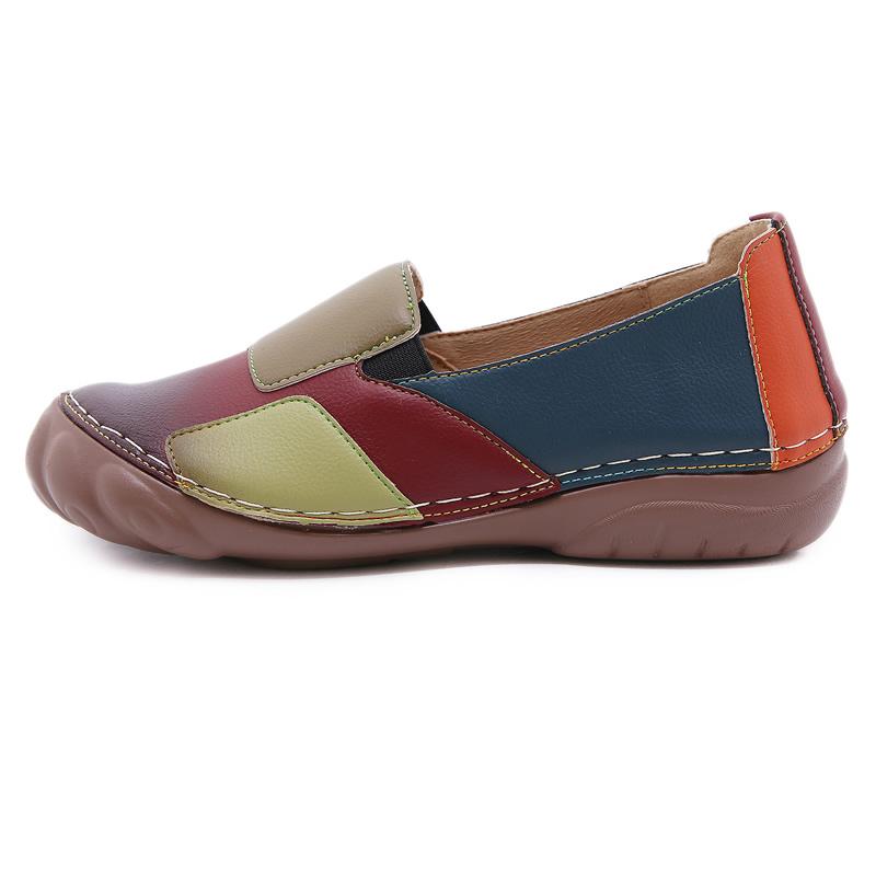 Buy Women Loafers Mixed Colors Ladies Boat Flats Shoes Female Spring