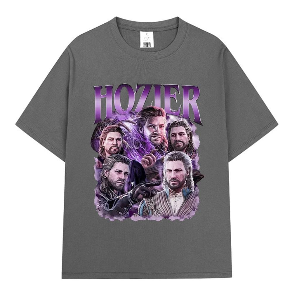 Hozier Funny Meme Gale Baldurs Gate 3 Graphic T Shirt Men Hip Hop Harajuku Short Sleeve T-shirt Cotton Casual Oversized T-shirts