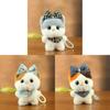 Cute Cat Plush Keychain With Soft Pp Cotton Filling For Bag Decoration And Gift For All Ages