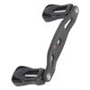 J-ouuo Fishing Reel Handle, Carbon Fiber Double Handle for Baitcasting, D S A, Lightweight, Easy Replacement (85mm)