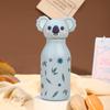 Cute Kids Bottle Silicone Animal Lid Double Wall Insulated Vacuum Stainless Steel Water Bottler Flask
