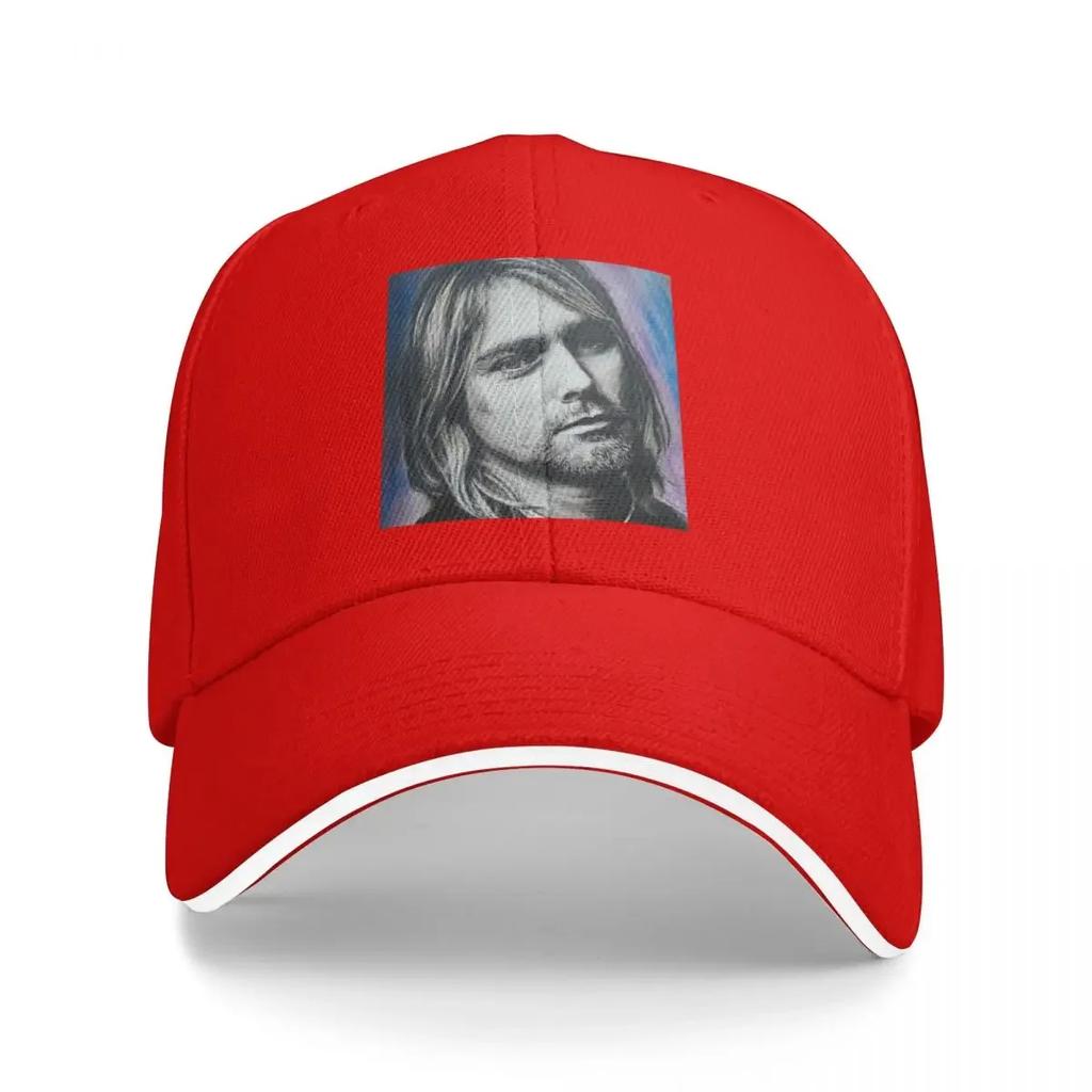 Kurt Cobain Painting Baseball Cap New Hat golf hat genuine Girl Men's