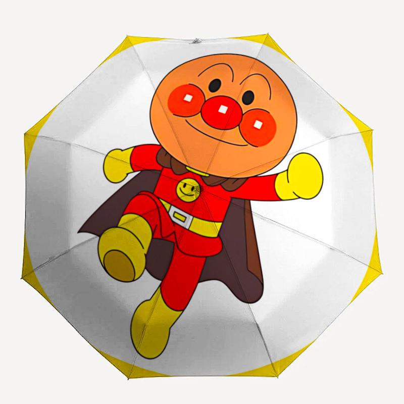 1pc Anpanman Auto Personality Personality Cute Personality Umbrella Durable Iron Frame & Plastic Handle, Gift for Men & Women, Sturdy Construction, Be