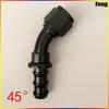 Fitinguri Universale de Capăt de Furtun cu Împingere Combustibil Ulei 0 45 90 180 Grade Furtun Răcire Adaptor de Conexiune AN4 AN6 AN8 AN10 AN12