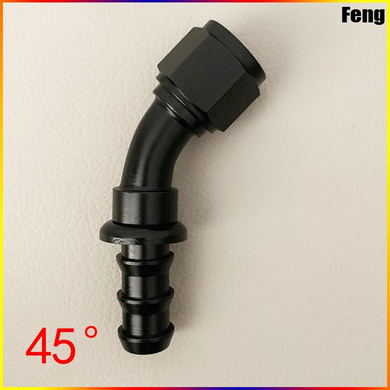 Fitinguri Universale de Capăt de Furtun cu Împingere Combustibil Ulei 0 45 90 180 Grade Furtun Răcire Adaptor de Conexiune AN4 AN6 AN8 AN10 AN12