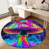 1pc Colorful Mushroom Home Office Outdoor Round Carpet Gift Decorative Rug MatRA1540