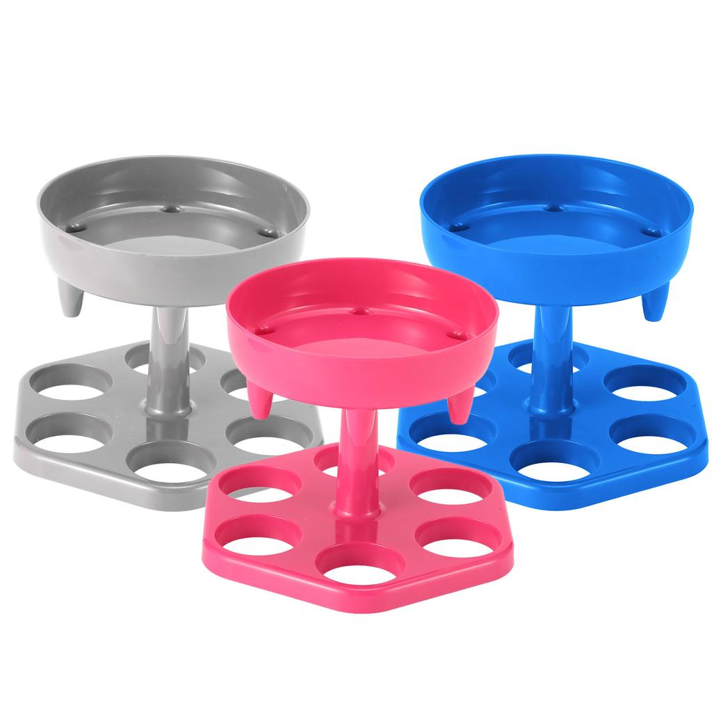 6 Schuss Glas Spender Halter Rotation Schnaps Spender Wein Rack Regal Partei Liefert