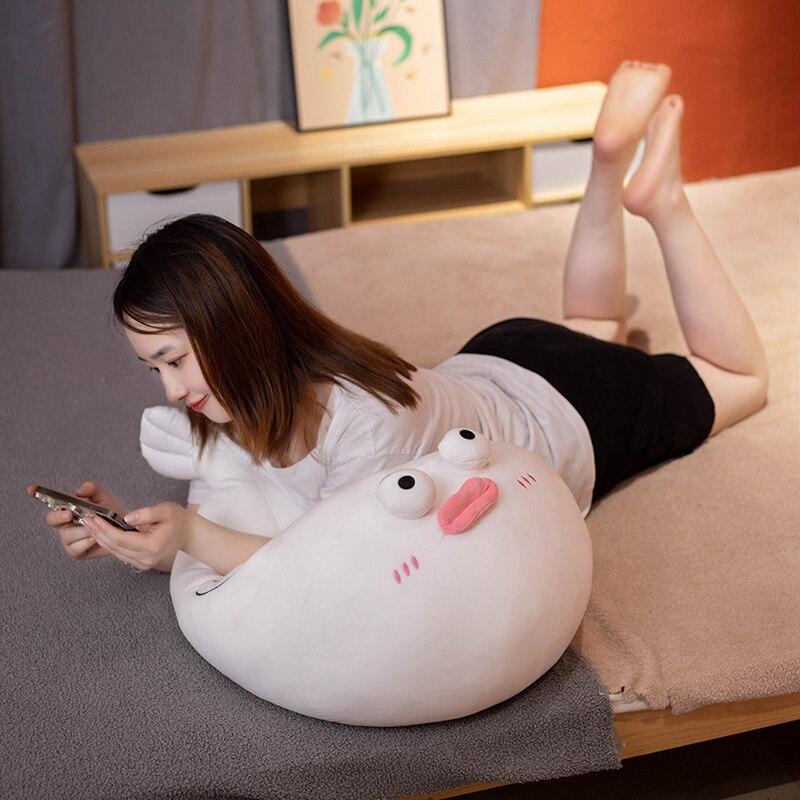 1pc 30 -70cm Kawaii Chubby Plush Puffer Fish Toys Stuffed Animal Sofa Cushion Comforting Dolls Children Girls Sleeping Pillow