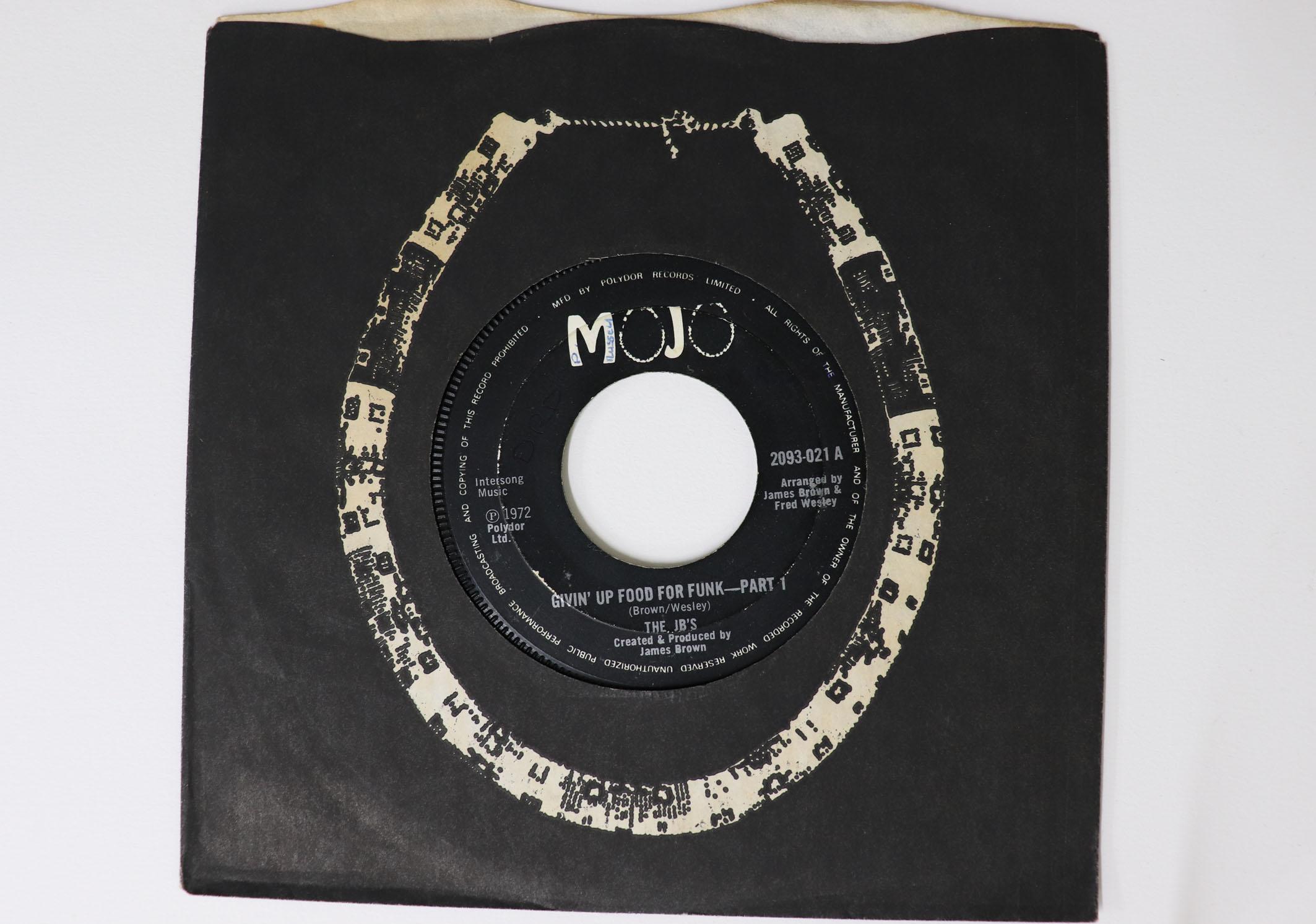 

7inch Record J.B. S - Givin Up Food For Funk 2093021 MOJO 1972 UK Soul/Funk Used