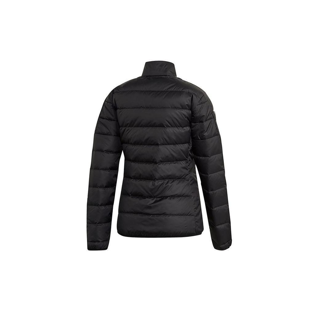 Adidas Essensiell dunjakke med ståkrage Dame Yttertøy Svart GH4593