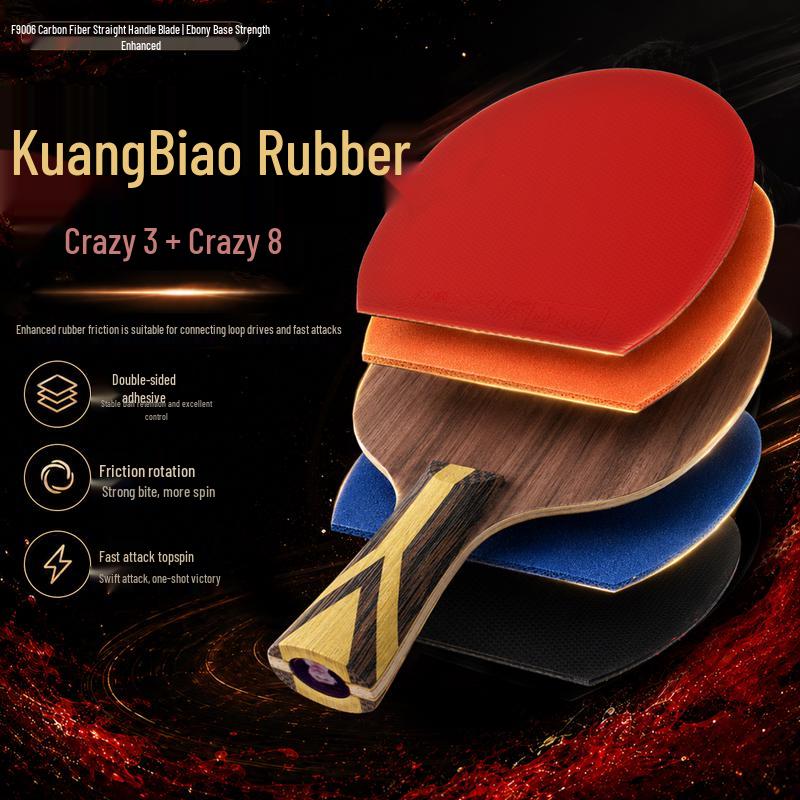 Double Happiness Hurricane 9-Star Professional Table Tennis Racket