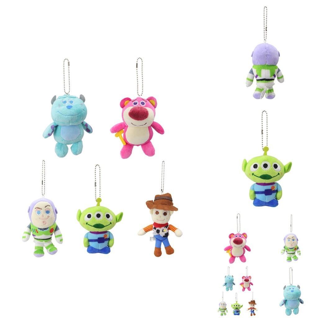 Bass Lightyear Woody Strawberry Bear Three-eyed Monster Plush Toy Pendant Decor
