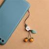 Persimmon Mobile Phone Chain Vintage Phone Lanyards Cellphone Pendant  Mobile Phone Accessory