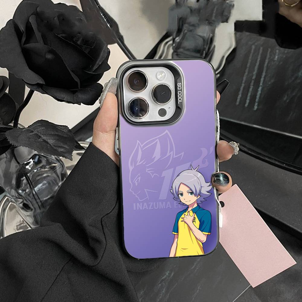 Cool Football InazumaS Eleven 11 Phone Case For iPhone 17,16,15,14,13,12,Pro MAX Black Matte Shockproof Cover