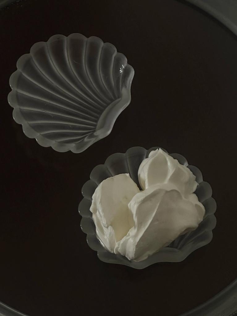 Glass Shell Glass Dish Mini Dish Cheese  Dessert Cakes Plate Jewelry Storage Tray  Simple New Style Plate